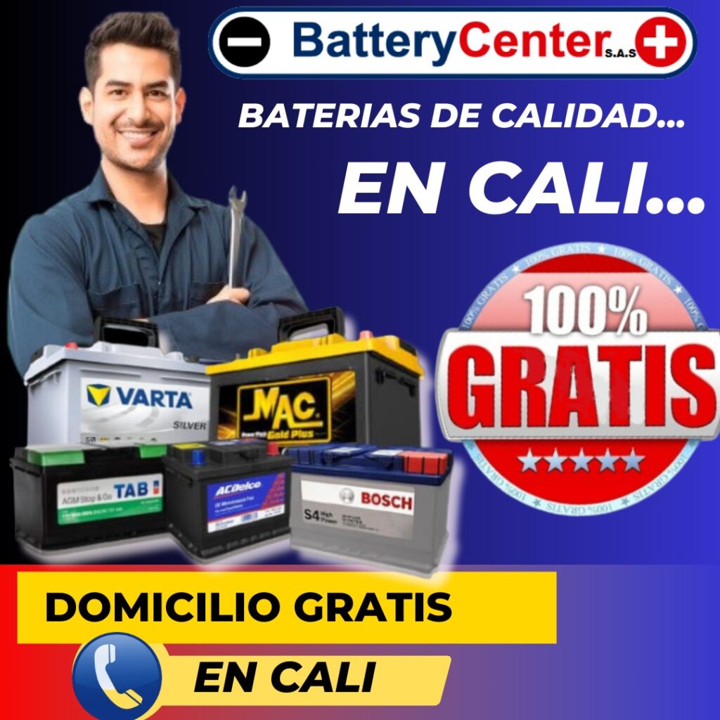 baterias a domicilio para carros en cali